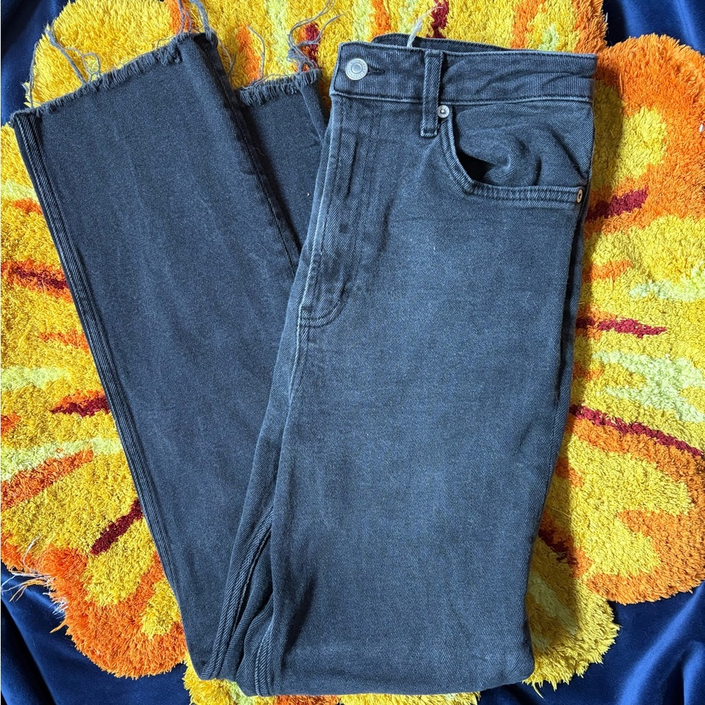 Free People Women’s Black Skinny Straight Jeans